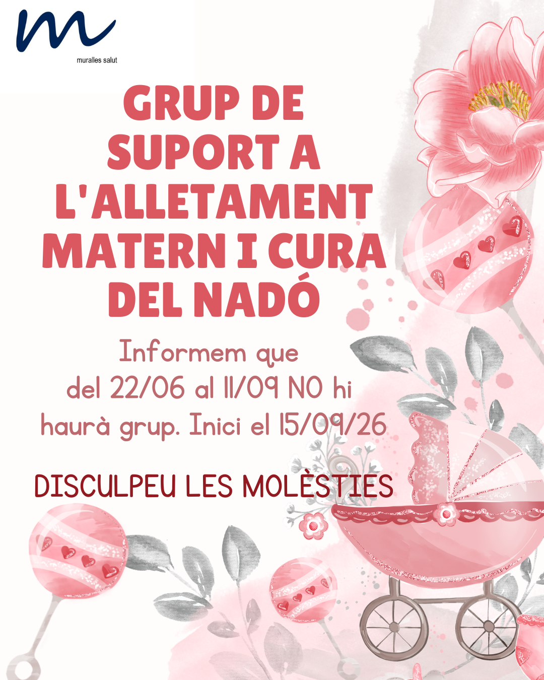 SUPORT A L'ALLETAMENT MATERN I CURA DEL NADÓ